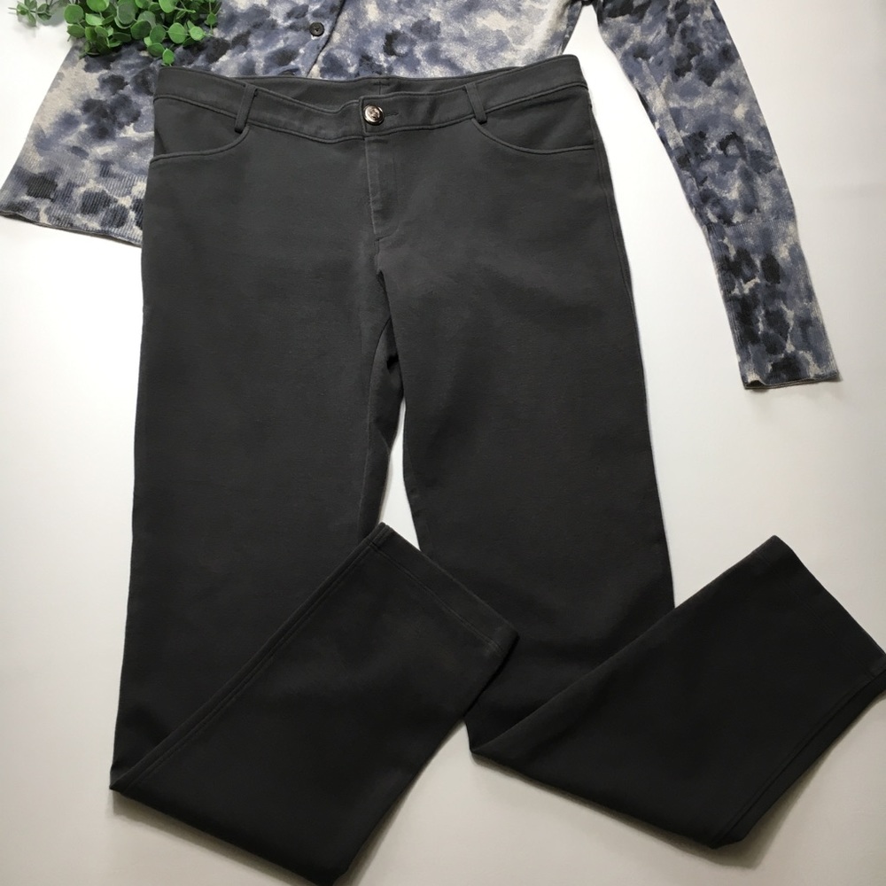 Oxford & Regent Stretch Pants in Charcoal, sz 14